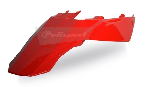 PARAFANGO POSTERIORE CON PORTANUMERI LATERALI POLISPORT PER GAS GAS EC 300 2010-2011 / ROSSO
