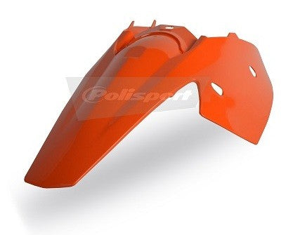 PARAFANGO POSTERIORE CON PORTANUMERI LATERALI POLISPORT PER KTM SX 250 2003-2006 / ARANCIONE