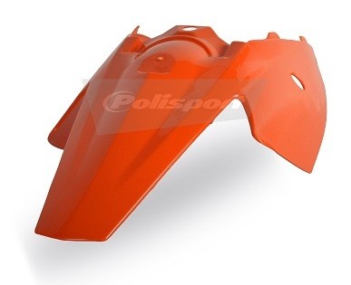 PARAFANGO POSTERIORE CON PORTANUMERI LATERALI POLISPORT PER KTM SX 85 2003-2012 / ARANCIONE