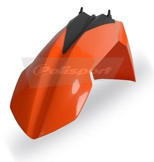 PARAFANGO ANTERIORE POLISPORT PER KTM EXC 250 2008-2013 / ARANCIONE
