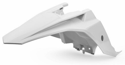 PARAFANGO POSTERIORE POLISPORT PER KTM SX 65 2016-2023 / BIANCO