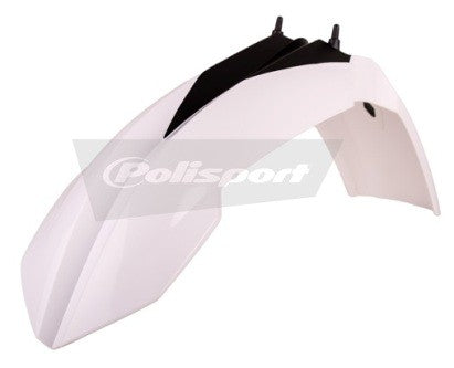 PARAFANGO ANTERIORE POLISPORT PER KTM FREERIDE 350 2012-2017 / BIANCO