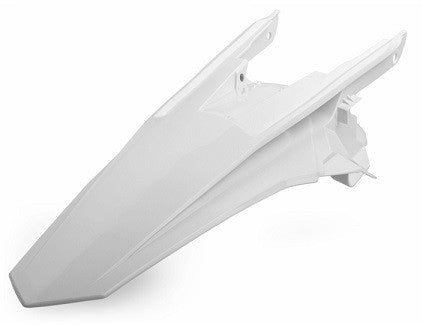 PARAFANGO POSTERIORE POLISPORT PER KTM SX 125 2016-2018 / BIANCO