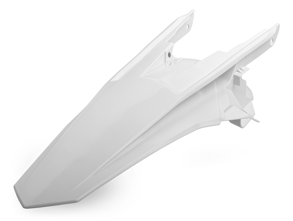 PARAFANGO POSTERIORE POLISPORT PER KTM EXC 450 2017-2019 / BIANCO