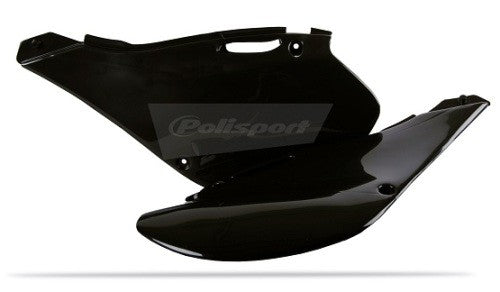 PORTANUMERI LATERALI POLISPORT PER KAWASAKI KX 125 1999-2002 / NERO