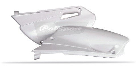 PORTANUMERI LATERALI POLISPORT PER YAMAHA YZ 85 2002-2014 / BIANCO
