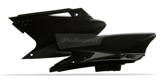 PORTANUMERI LATERALI POLISPORT PER KAWASAKI KX 250 F 2006-2008 / NERO