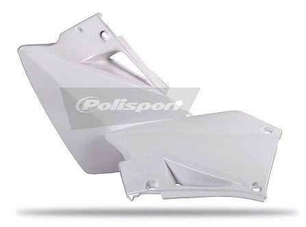 PORTANUMERI LATERALI POLISPORT PER GAS GAS EC 250 2005-2006 / BIANCO