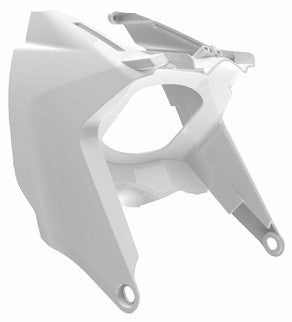 PORTANUMERI LATERALI CON CASSA FILTRO POLISPORT PER GAS GAS MC 65 2021-2023 / 65 BIANCO