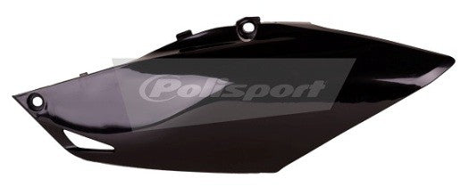 PORTANUMERI LATERALI CON PROTEZIONE CALORE POLISPORT PER HONDA CRF 250 R 2014-2017 / NERO