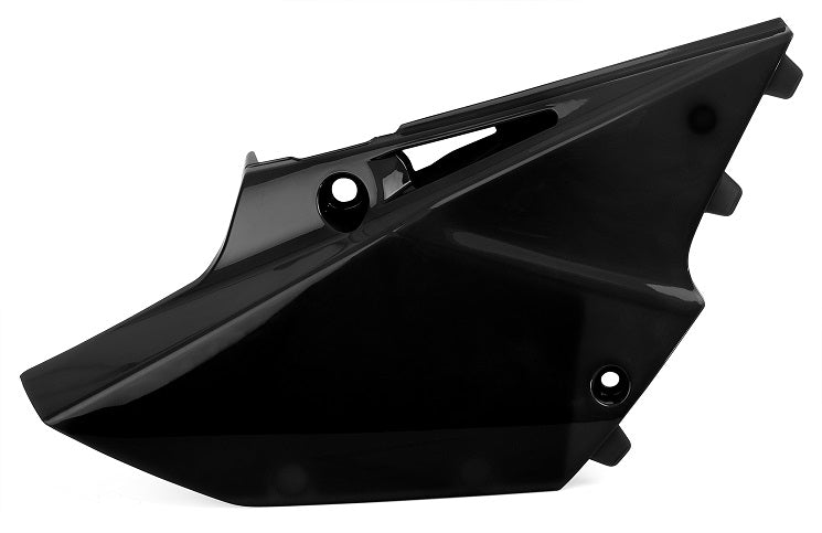 PORTANUMERI LATERALI CON PROTEZIONE CALORE POLISPORT PER YAMAHA YZ 125 2015-2021 / NERO