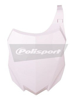 TABELLA PORTANUMERO POLISPORT PER KAWASAKI KX 250 F 2013-2016 / BIANCO
