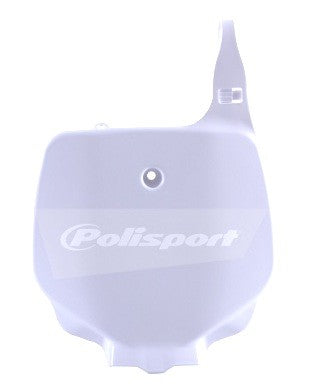TABELLA PORTANUMERO POLISPORT PER KAWASAKI KX 85 2001-2013 / BIANCO