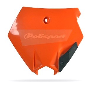 TABELLA PORTANUMERO POLISPORT PER KTM SX 85 2003-2012 / ARANCIONE