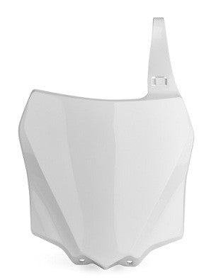 TABELLA PORTANUMERO POLISPORT PER KAWASAKI KX 85 2014-2025 / BIANCO