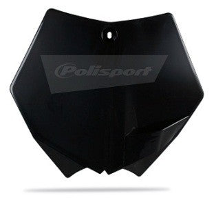 TABELLA PORTANUMERO POLISPORT PER KTM SX-F 250 2007-2012 / NERO