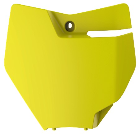 TABELLA PORTANUMERO POLISPORT PER KTM SX 125 2016-2018 / GIALLO FLUO