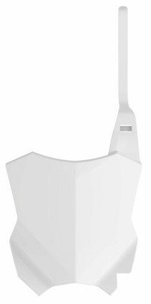 TABELLA PORTANUMERO POLISPORT PER KAWASAKI KX 250 2003-2008 / BIANCO (COD. P8665900002)
