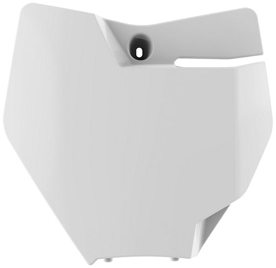 TABELLA PORTANUMERO POLISPORT PER KTM SX 85 2018-2024 / BIANCO