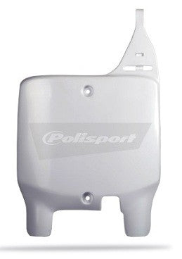 TABELLA PORTANUMERO POLISPORT PER SUZUKI RM 125 1999-2000 / BIANCO