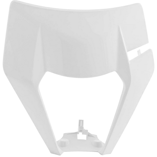 MASCHERINA PORTAFARO POLISPORT PER KTM EXC-F 350 2020-2023 / 20-23 BIANCO