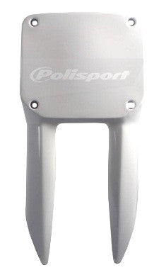 TABELLA PORTANUMERO POLISPORT PER SUZUKI RM 250 1996-1998 / BIANCO