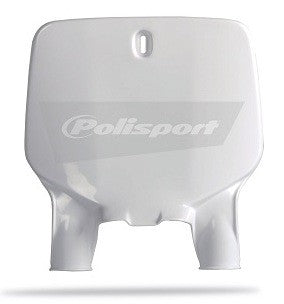 TABELLA PORTANUMERO POLISPORT PER KAWASAKI KX 125 1996-2002 / BIANCO