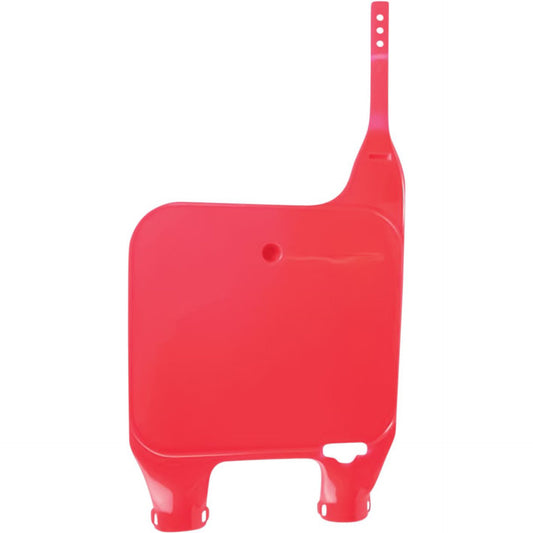 TABELLA PORTANUMERO POLISPORT PER HONDA CR 500 1990-1994 / ROSSO FLUO