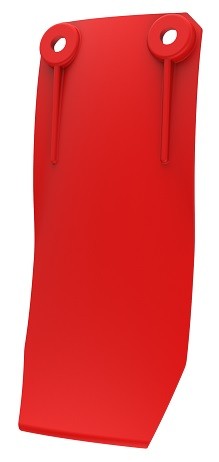 PARASPRUZZI AMMORTIZZATORE POLISPORT PER HONDA CRF 450 RX 2017-2020 / ROSSO