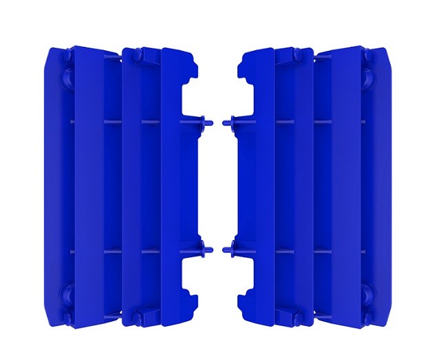 GRIGLIE RADIATORI POLISPORT PER YAMAHA YZ 125 2002-2021 / BLU YAM98