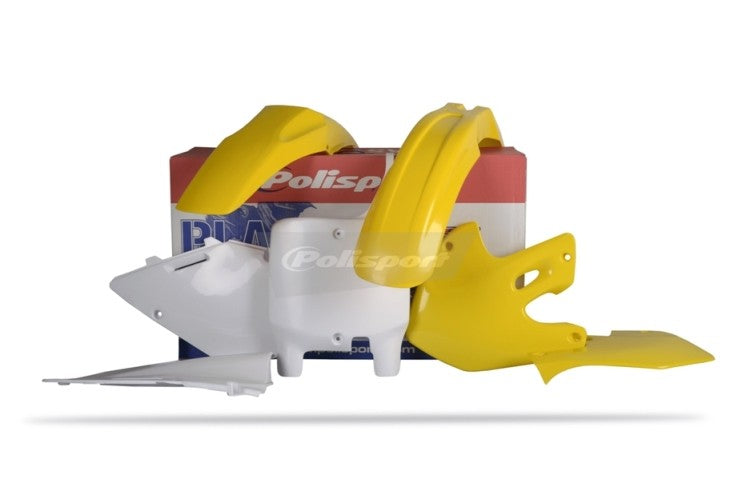 KIT PLASTICHE completo Polisport per Suzuki RM 125 1999-2000 / Giallo/Bianco