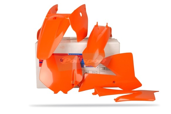 KIT PLASTICHE completo Polisport per Ktm SX 65 2002-2008 / Arancione