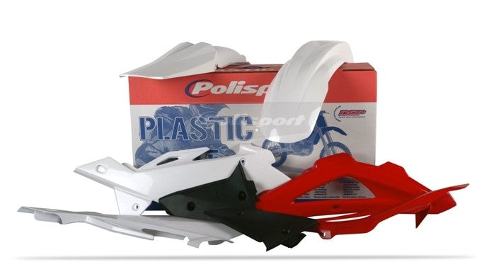 KIT PLASTICHE completo Polisport per Husqvarna TC 250 2006-2007 / Bianco/Rosso