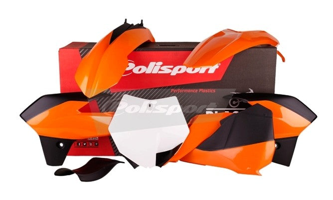KIT PLASTICHE completo Polisport per Ktm SX 85 2013-2017 / Arancione