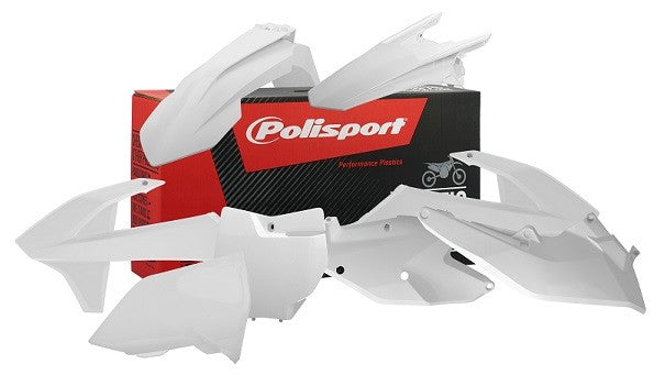 KIT PLASTICHE completo Polisport per Ktm SX 125 2016-2018 / Bianco