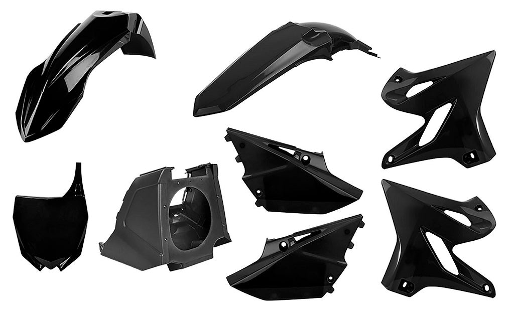 KIT PLASTICHE completo Polisport per Yamaha YZ 125 2002-2014 / restyling YZ 125/250 02-14 Nero