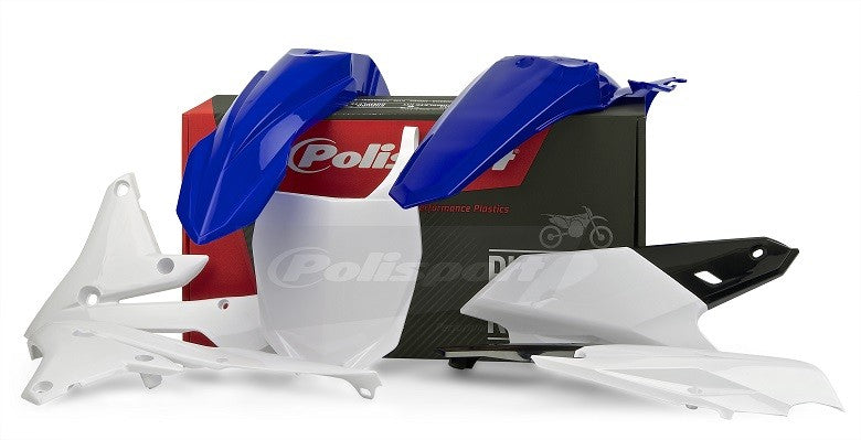 KIT PLASTICHE completo Polisport per Yamaha WR 450 F 2016-2018 / Blu yam98/Bianco