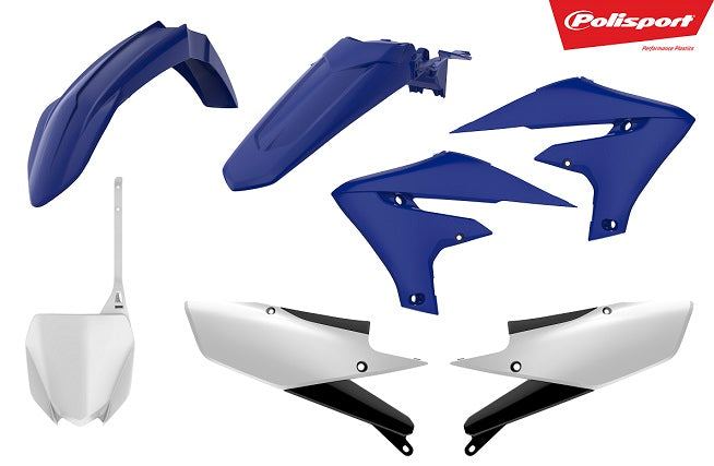 KIT PLASTICHE completo Polisport per Yamaha YZ 450 F 2018-2022 / Blu yam98/Bianco