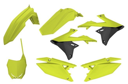 KIT PLASTICHE completo Polisport per Suzuki RMZ 250 2019-2019 / Giallo fluo