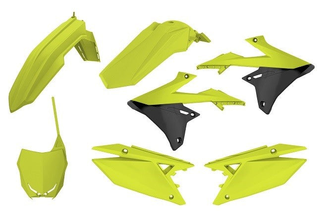 KIT PLASTICHE completo Polisport per Suzuki RMZ 450 2018-2019 / Giallo fluo