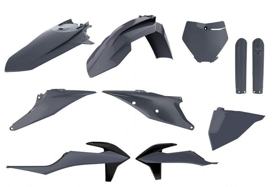 KIT PLASTICHE completo Polisport per Ktm SX 125 2019-2022 / Nardo grey