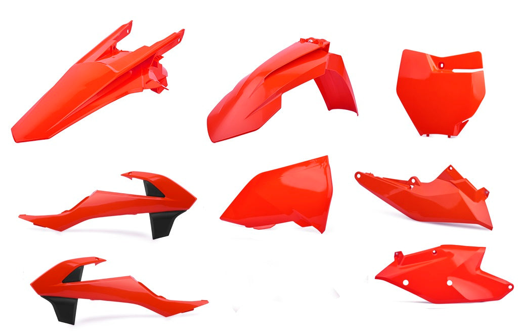 KIT PLASTICHE completo Polisport per Ktm SX 125 2016-2018 / Arancione fluo