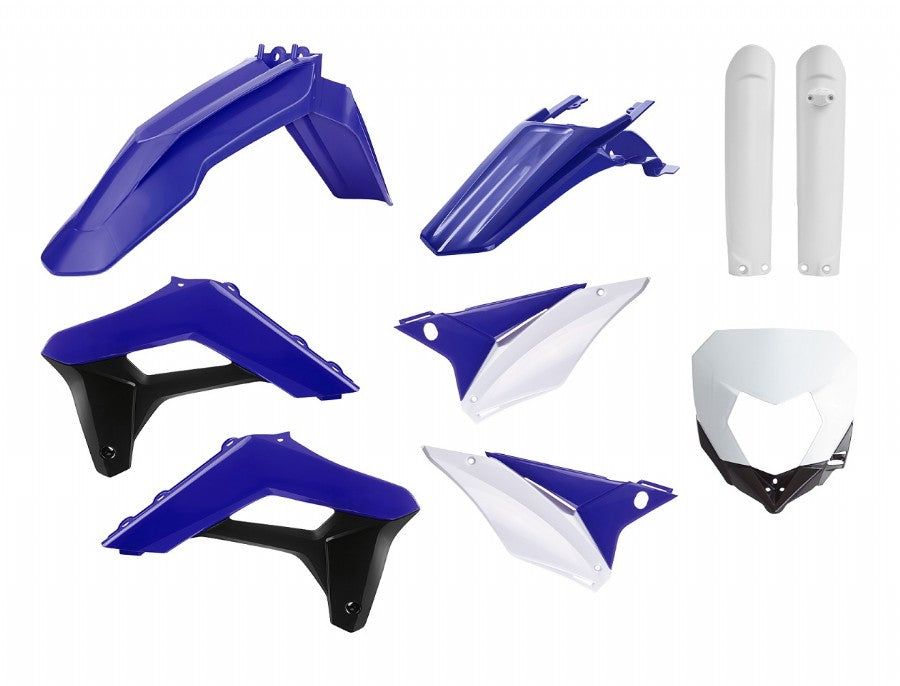 KIT PLASTICHE completo Polisport per Sherco 300 SEF-R 2018-2023 / Blu/Bianco