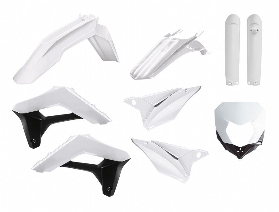 KIT PLASTICHE completo Polisport per Sherco 125 SE-R 2018-2023 / Bianco