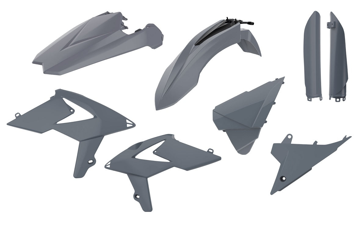 KIT PLASTICHE completo Polisport per Beta RR 125 2T 2018-2018 / Nardo grey