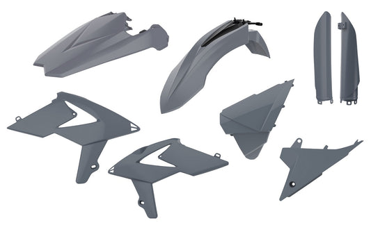 KIT PLASTICHE completo Polisport per Beta RR 350 2018-2018 / Nardo grey