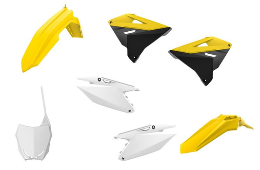 KIT PLASTICHE completo Polisport per Suzuki RM 250 2001-2012 / restyling RM 125/250 01-12 colore OEM