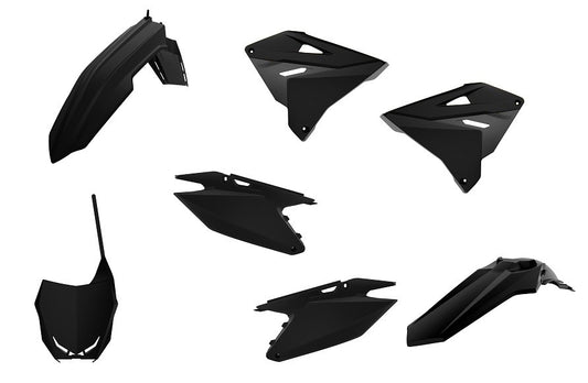 KIT PLASTICHE completo Polisport per Suzuki RM 125 2001-2012 / restyling RM 125/250 01-12 Nero