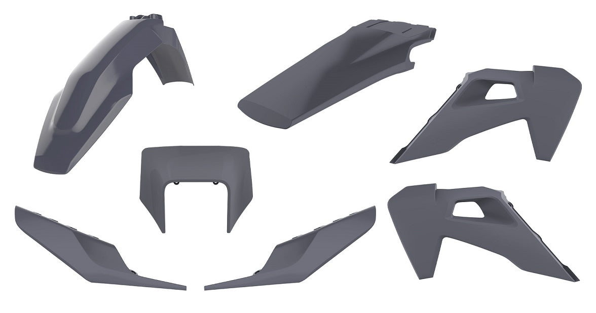 KIT PLASTICHE completo Polisport per Husqvarna FE 250 2020-2023 / Nardo grey