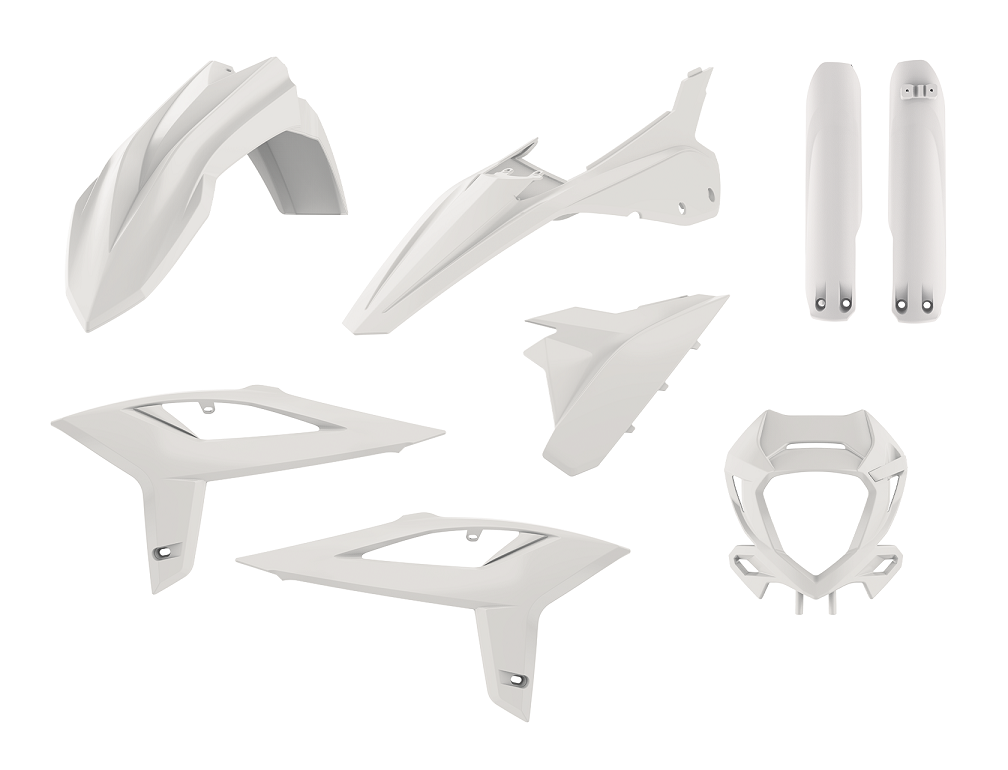 KIT PLASTICHE completo Polisport per Beta RR 350 2020-2022 / Bianco